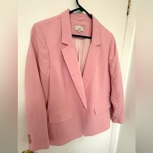 LOFT  Boyfriend Pink  Blazer 16P
